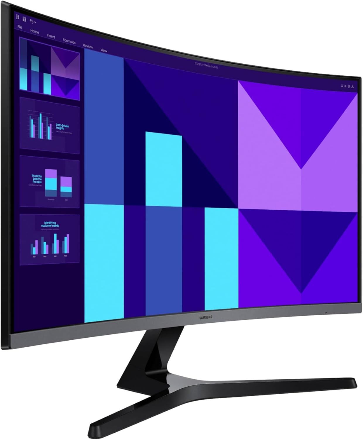 Samsung Visit the Samsung Store Samsung 32-inch S3 (S39GD) FHD 100Hz Curved Monitor, Game Mode, Eye Saver Mode, Multiple Connectivity with HDMI Port, Built-in Speakers, LS32D39DGANXZA, 2025