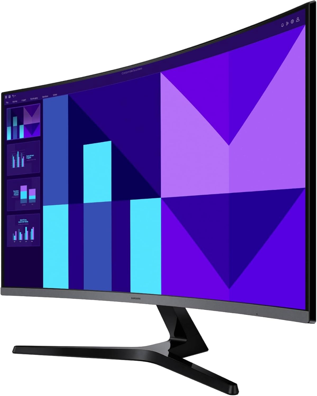 Samsung Visit the Samsung Store Samsung 32-inch S3 (S39GD) FHD 100Hz Curved Monitor, Game Mode, Eye Saver Mode, Multiple Connectivity with HDMI Port, Built-in Speakers, LS32D39DGANXZA, 2025