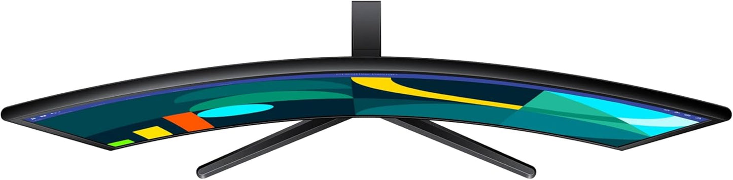 Samsung Visit the Samsung Store Samsung 27" Essential S3 (S36GD) Series FHD 1800R Curved Computer Monitor, 100Hz, Game Mode, Advanced Eye Comfort, HDMI and D-sub Ports, LS27D366GANXZA, 2024