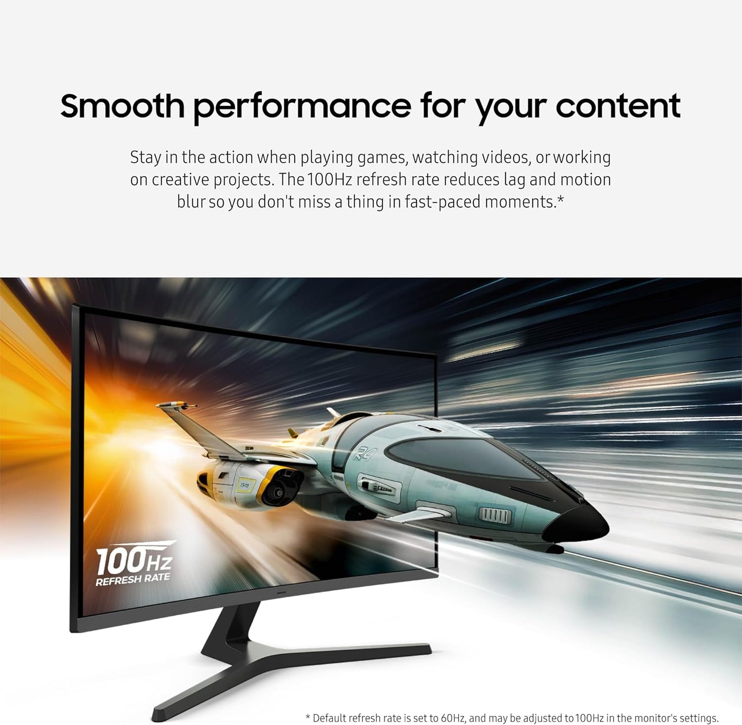Samsung Visit the Samsung Store Samsung 32-inch S3 (S39GD) FHD 100Hz Curved Monitor, Game Mode, Eye Saver Mode, Multiple Connectivity with HDMI Port, Built-in Speakers, LS32D39DGANXZA, 2025