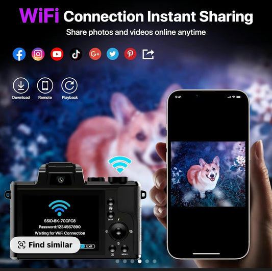 8K Ultra HD Camera for Content Creators